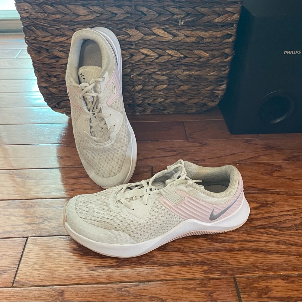 Nike MC Women's White, Pink and Gray Sneakers